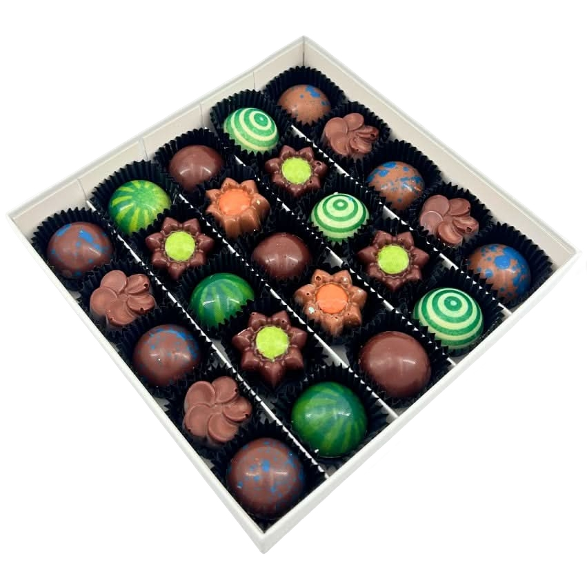 Tropische zee pralines doos (gemengd) 375 Grs