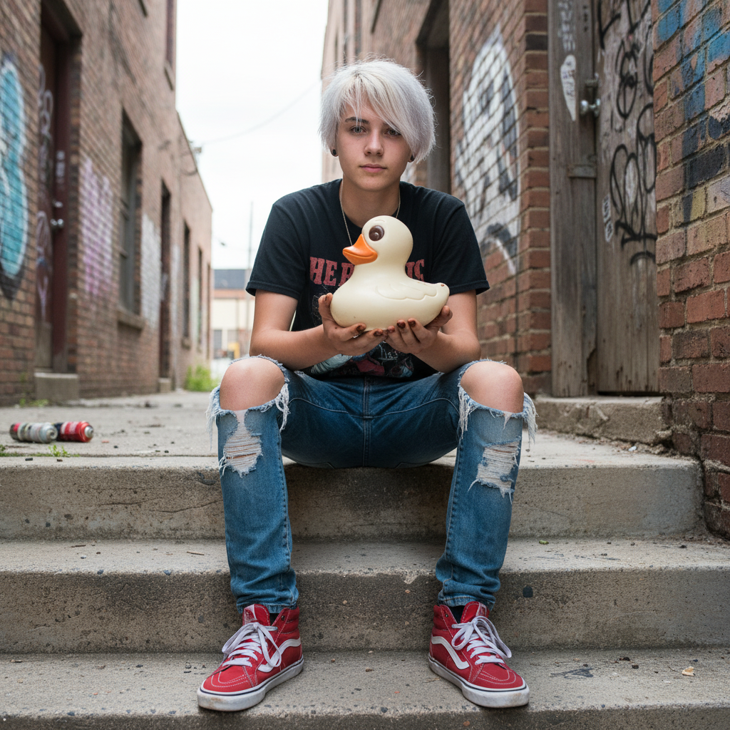 Eend XL (witte chocolade) 420 Grs