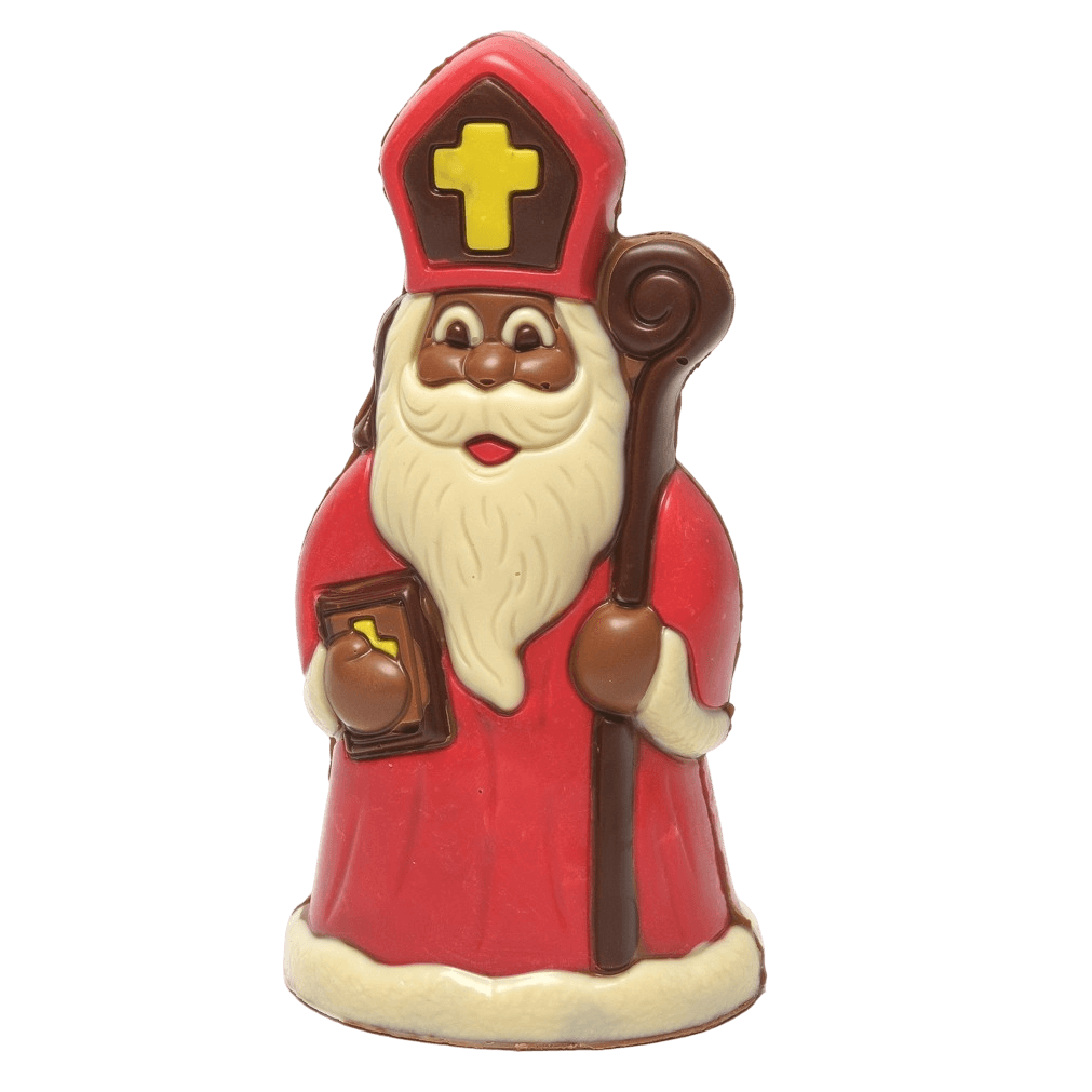 Melkchocolade Sinterklaas met scepter 225g