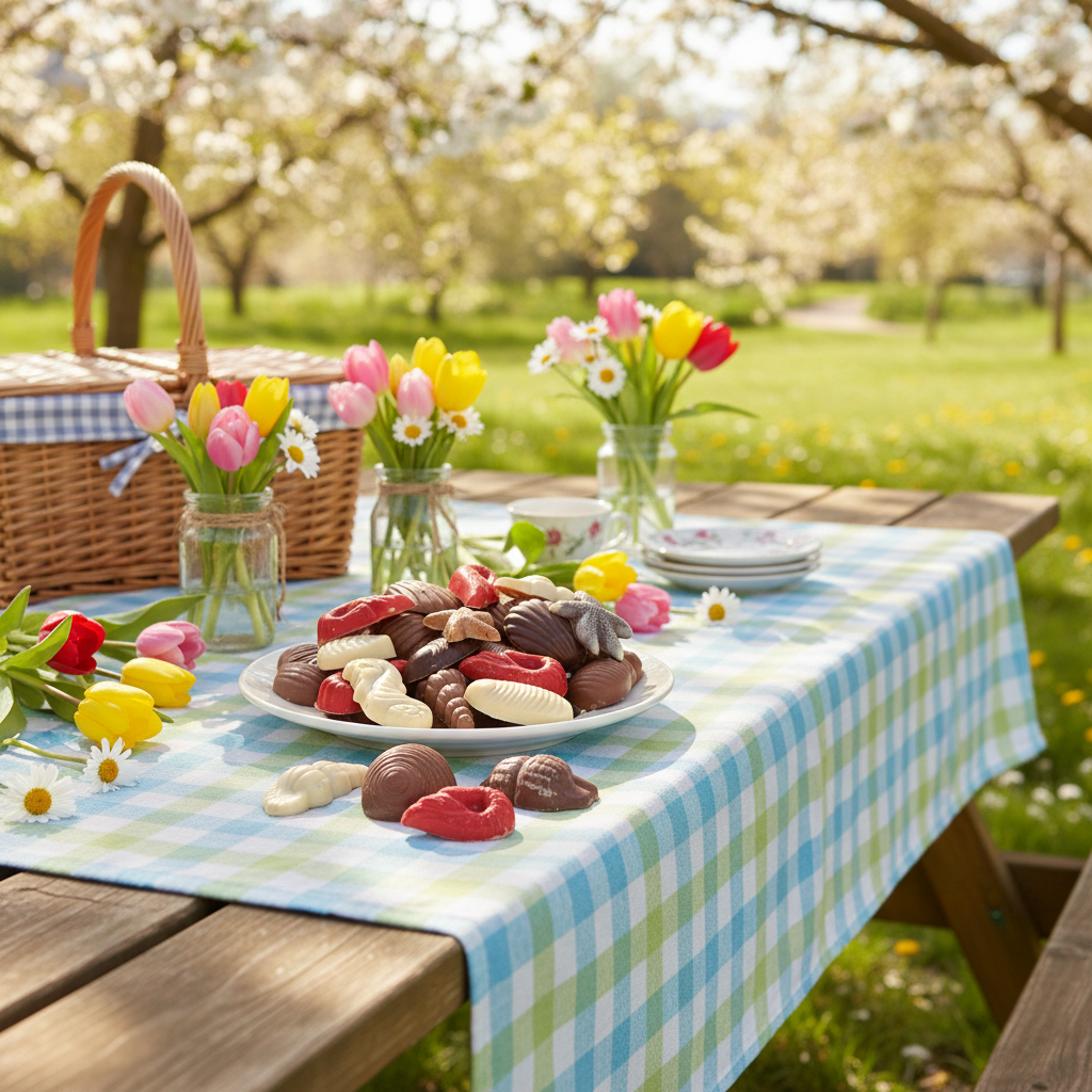 Zeeschelp in chocolade