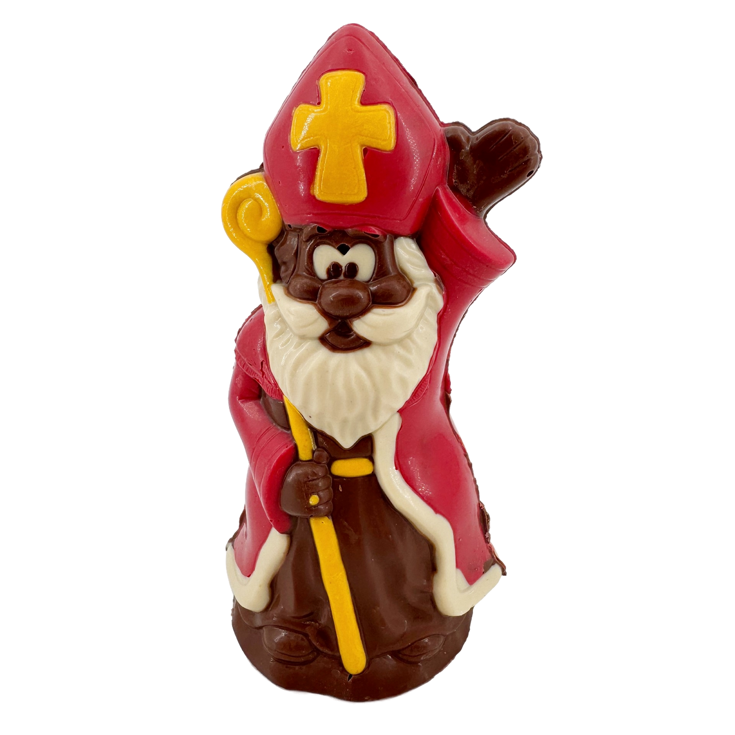 Melkchocolade Sinterklaas met scepter 250g
