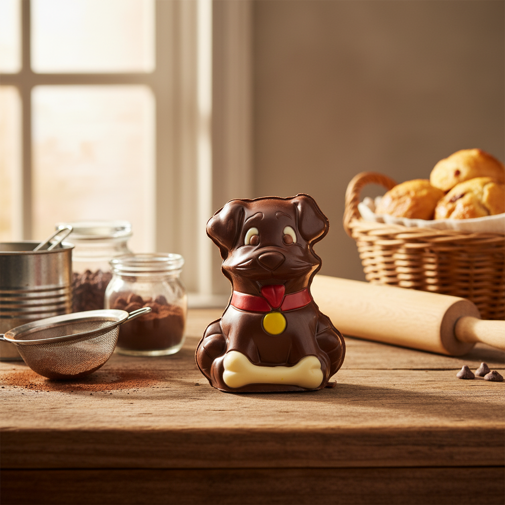 Zwarte chocolade dog 75g