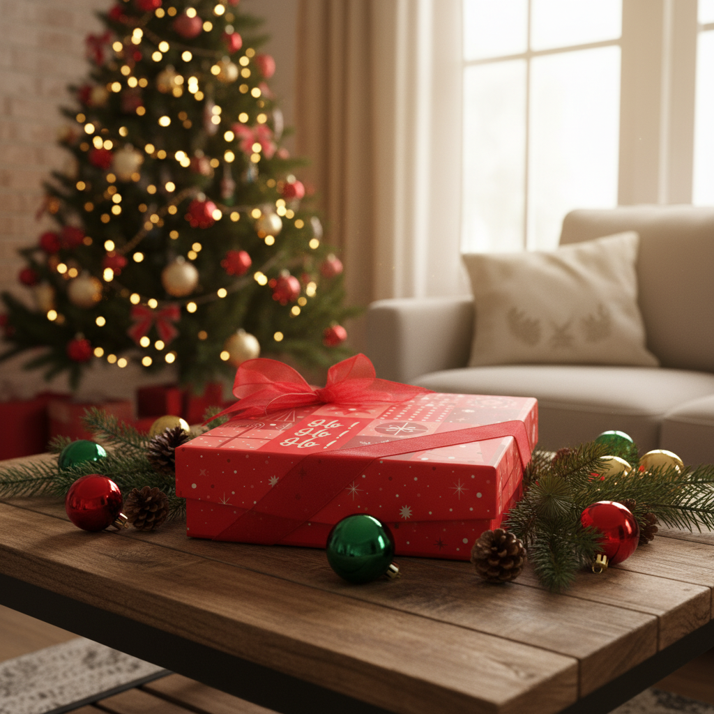 Kerst 9 pralines doos ho-ho-ho 135g