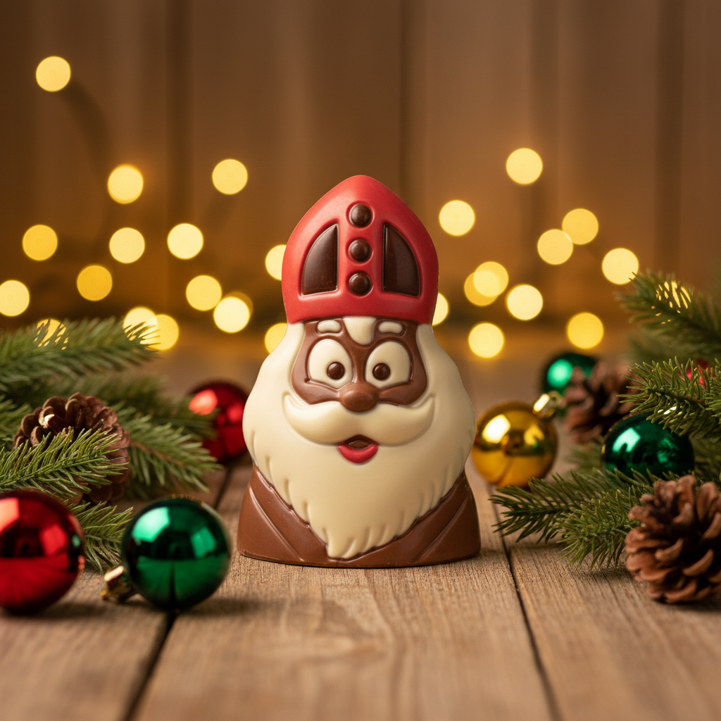Melkchocolade Sinterklaasbuste 50g