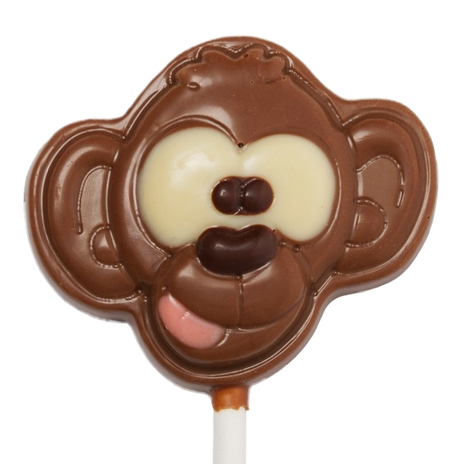 Melkchocolade aap lolly 20g