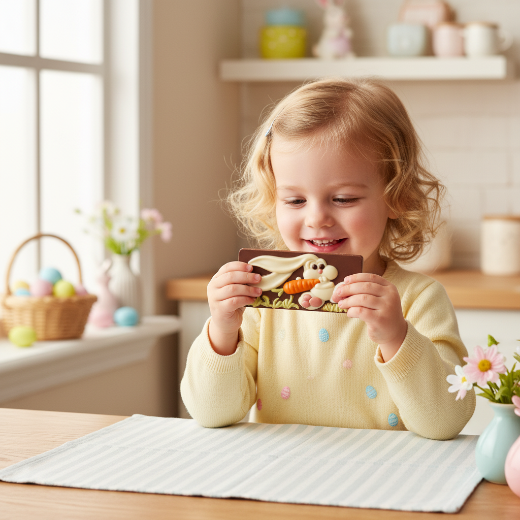 Melkchocolade paashaas reep 100g