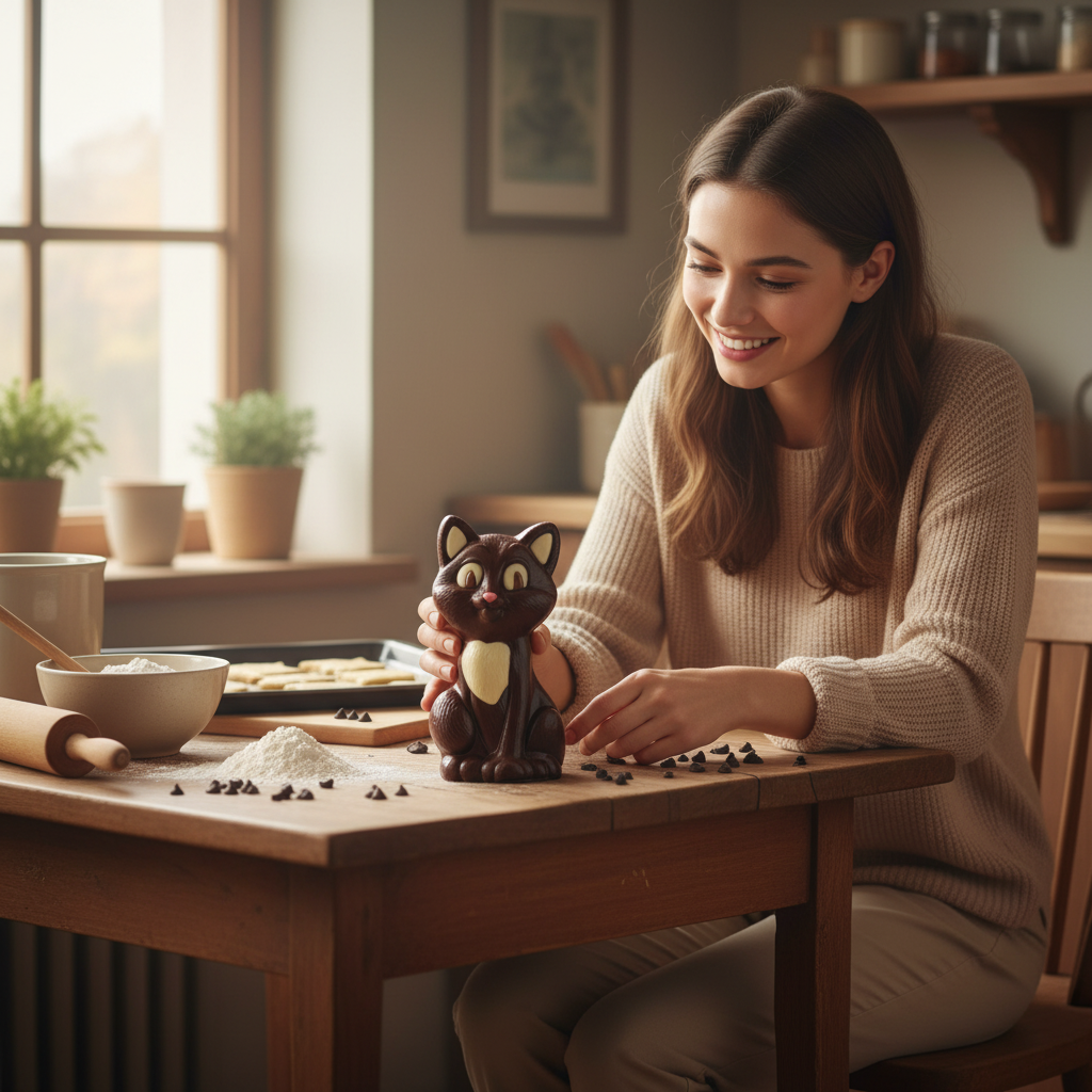 Kat (pure chocolade) 100 Grs