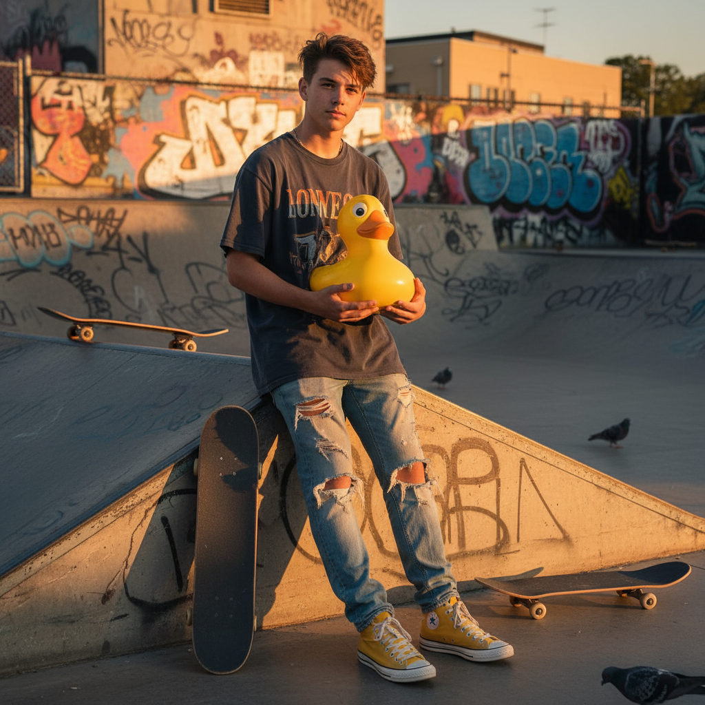 Eend XL (witte chocolade) 420 Grs