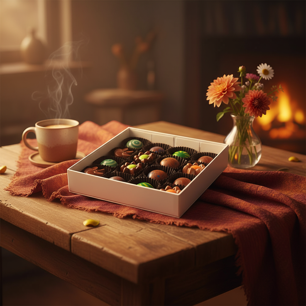 Tropische zee pralines doos (gemengd) 240 Grs