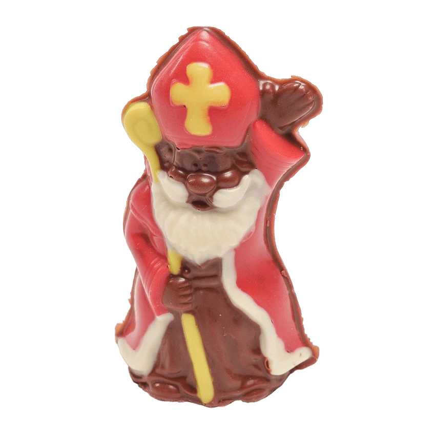 Melkchocolade Sinterklaas met scepter 30g