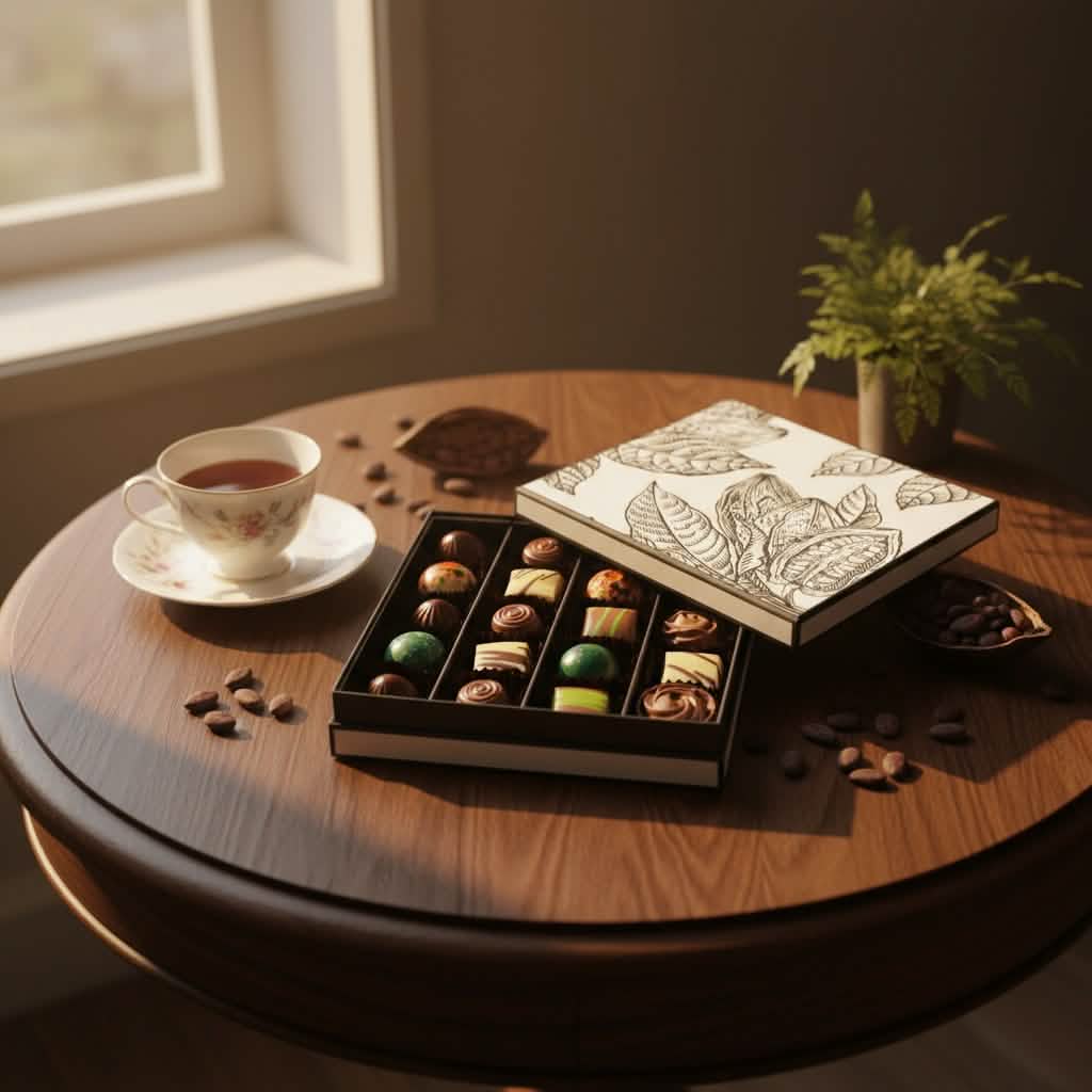 Prestige doos met 20 pralines