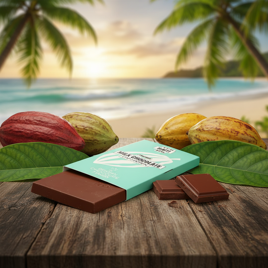 Chocoladereep Herkomst Haïti Cap Haïtien 44%