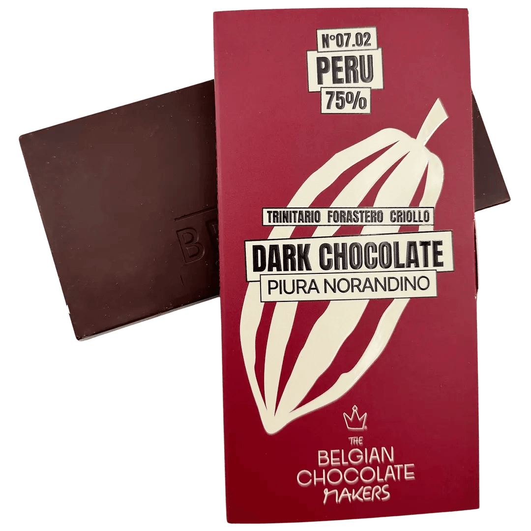 Chocoladereep oorsprong Peru Piura Noradino 75%