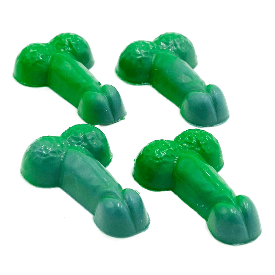 Witte chocoladepik met karamelvulling