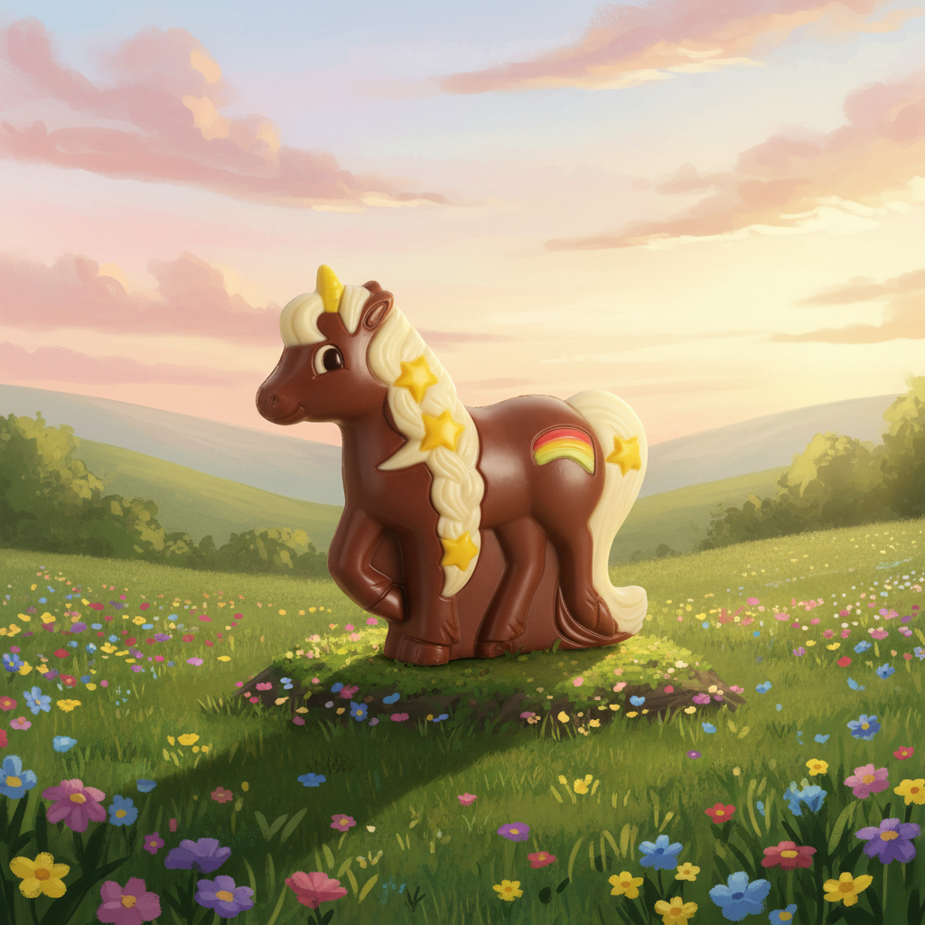 Melkchocolade eenhoorn 90g