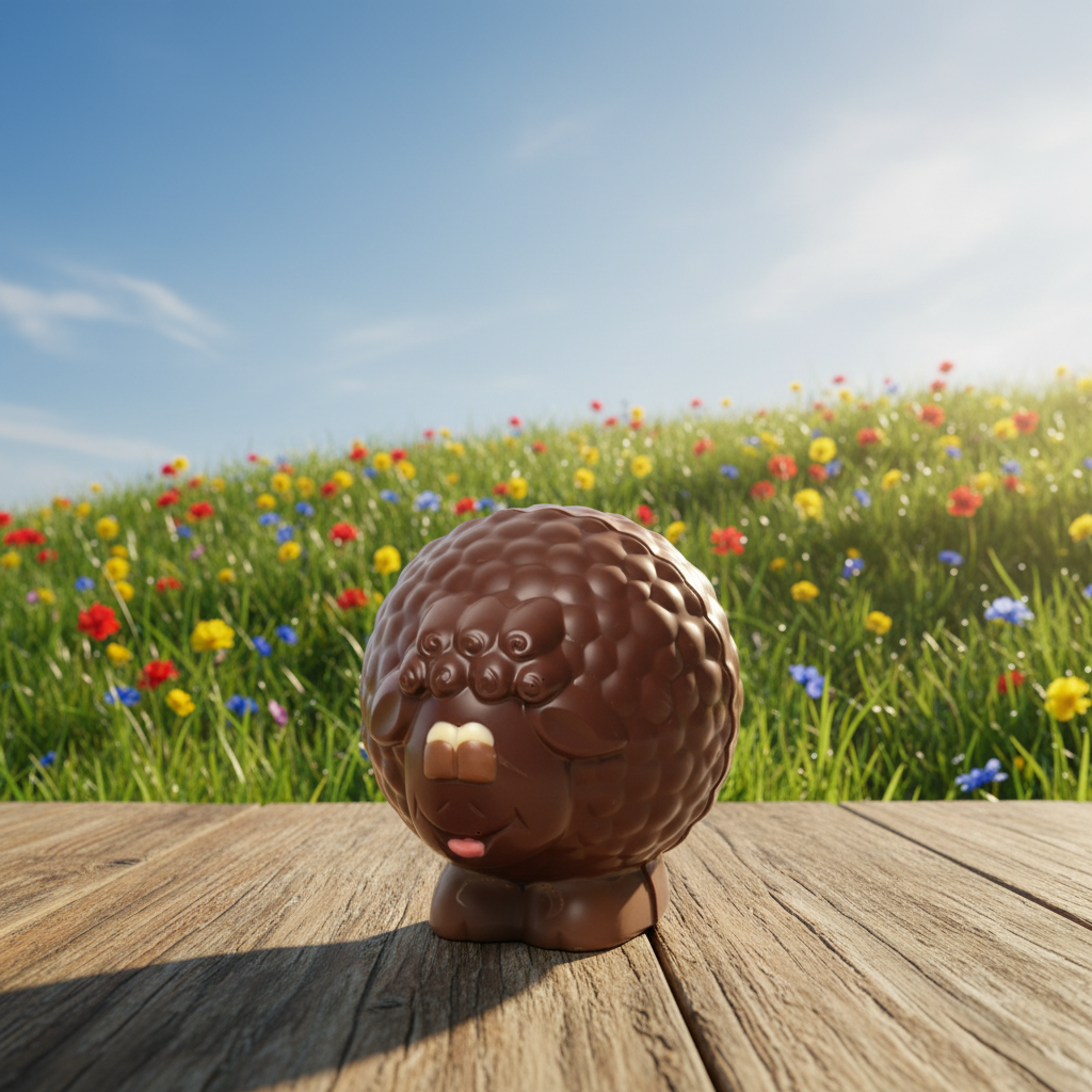 Donkere chocolade schaap 130g