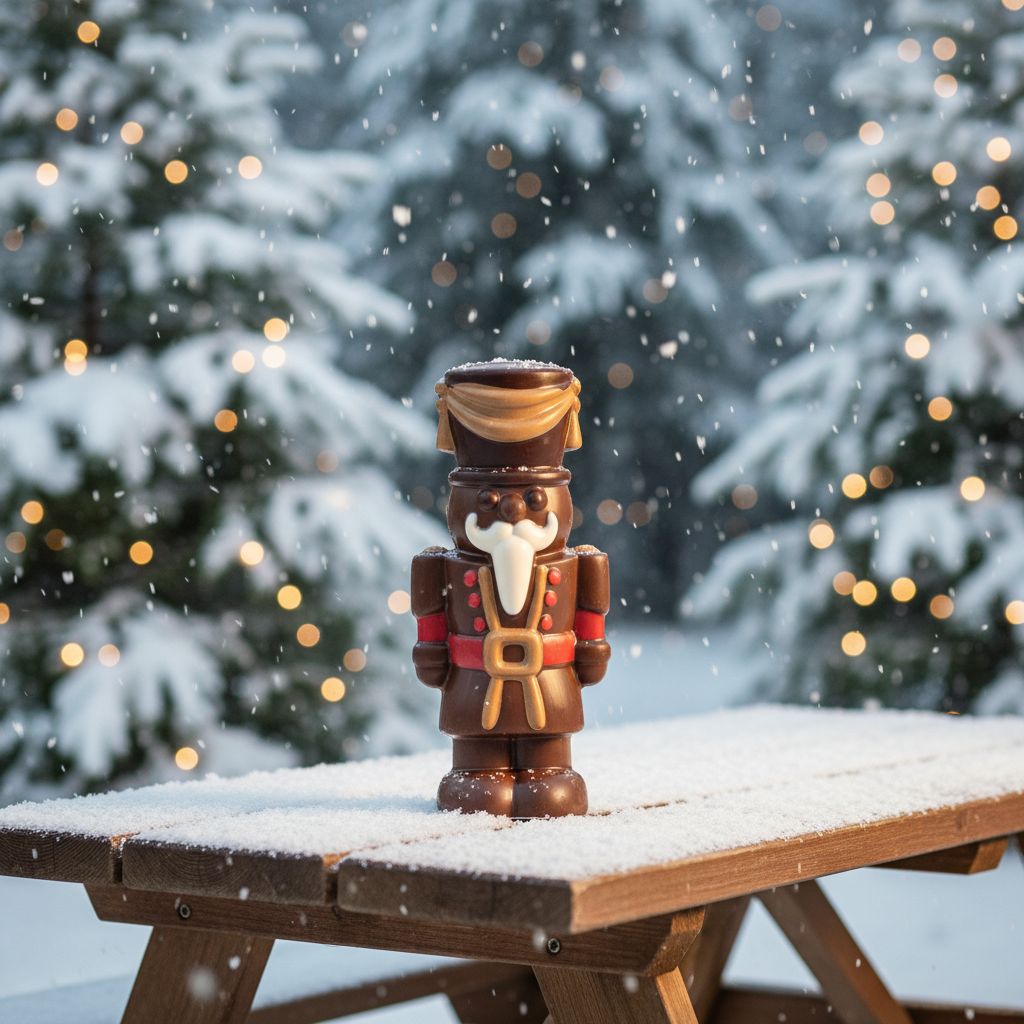 Kerst notenkraker soldaat 220 Grs (melk)