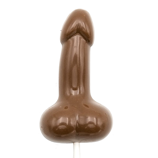 Melkchocolade lolly pik