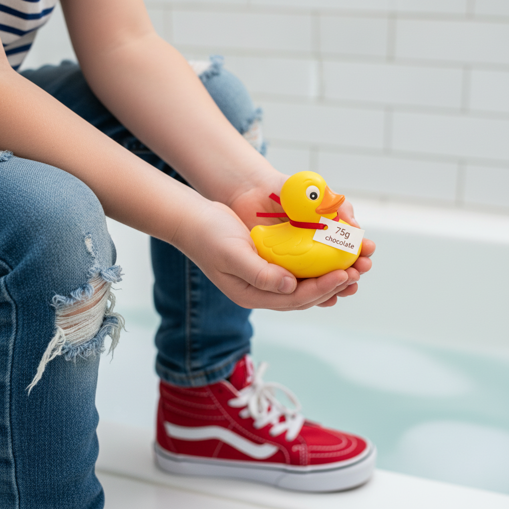 Eend (witte chocolade) 75 Grs