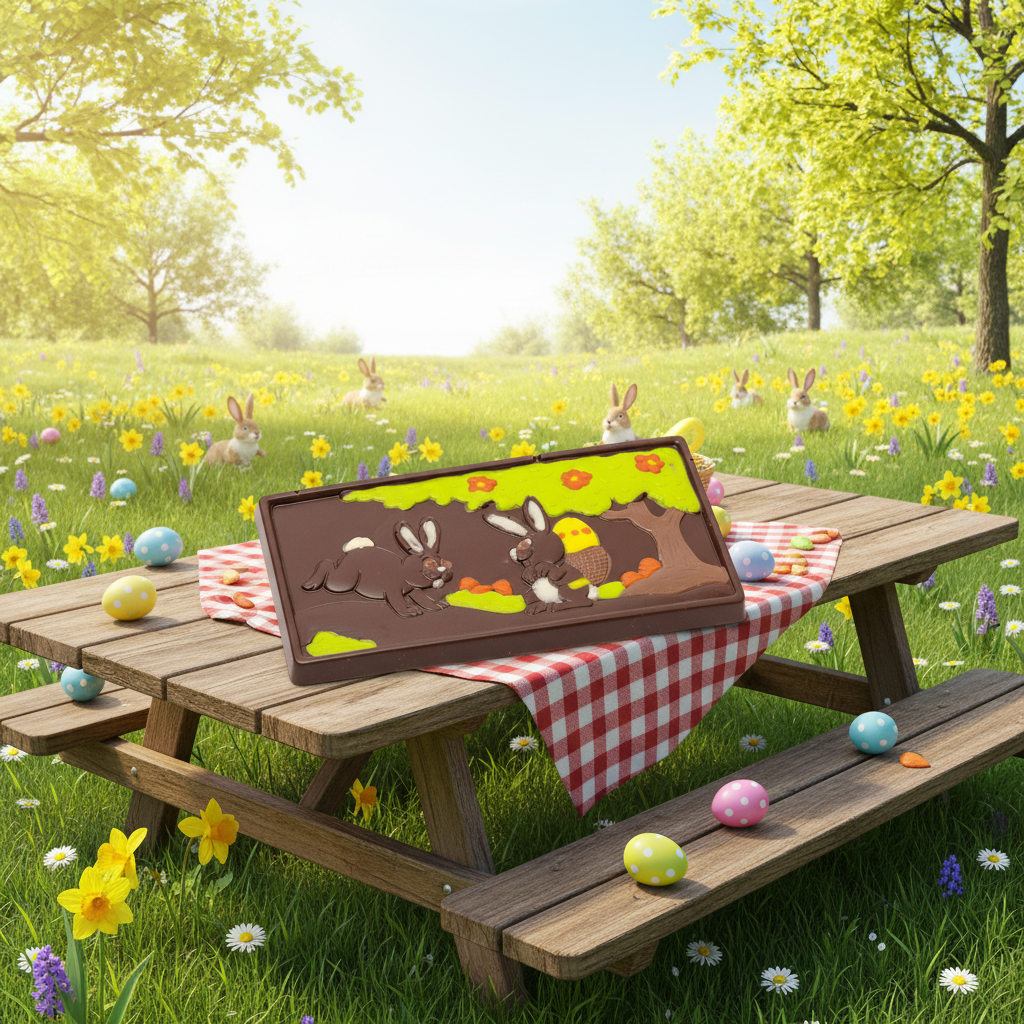 Pure chocolade paasreep 120g