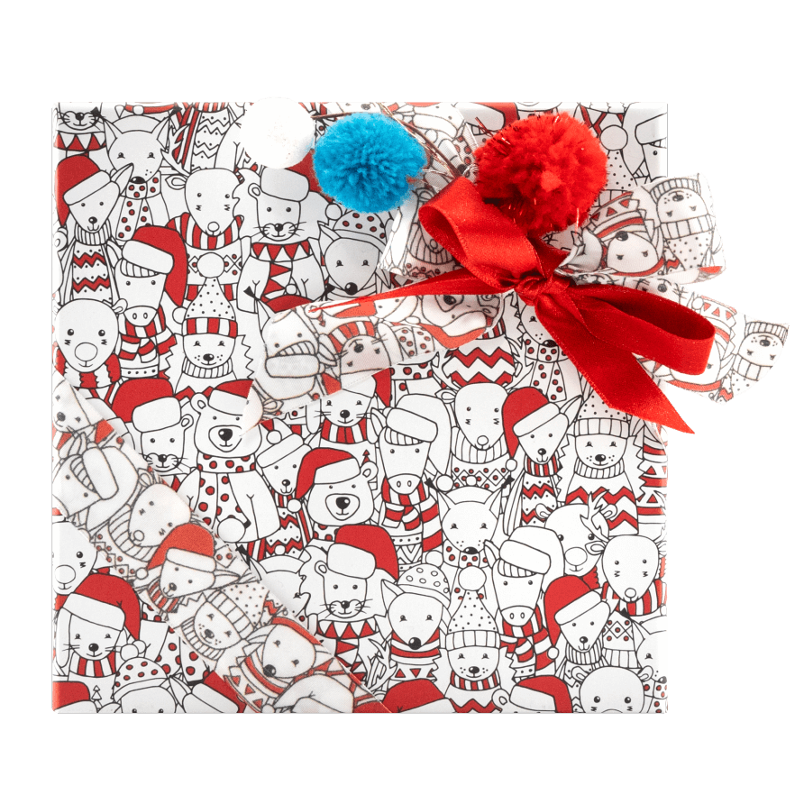 Kerstdoos 16 pralines 240g