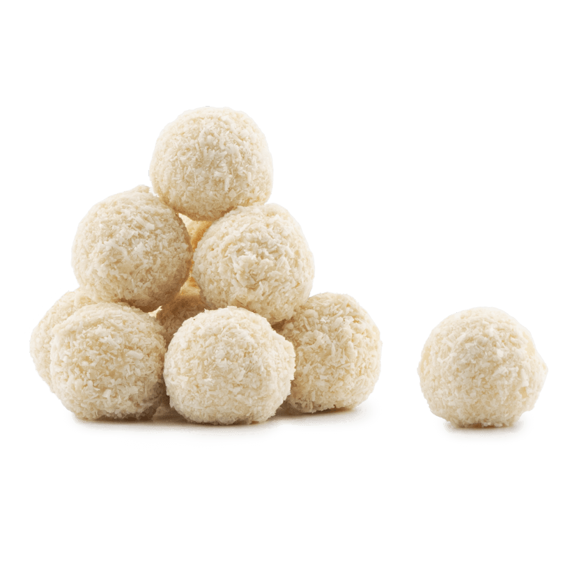 Zakje Belgische truffels met kokoslaag 160g