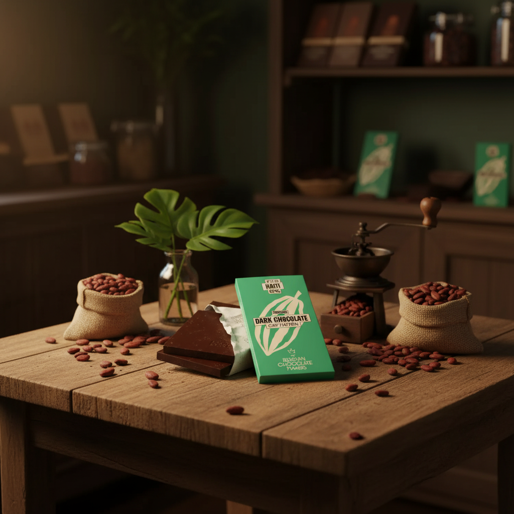 Chocoladereep Herkomst Haïti Cap Haïtien 62%