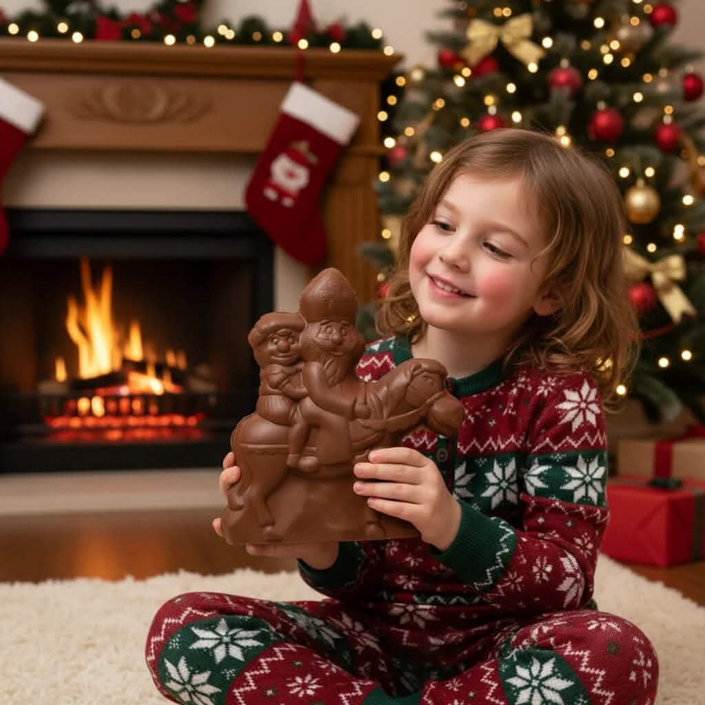 Melkchocolade Sint op zijn paard 230g