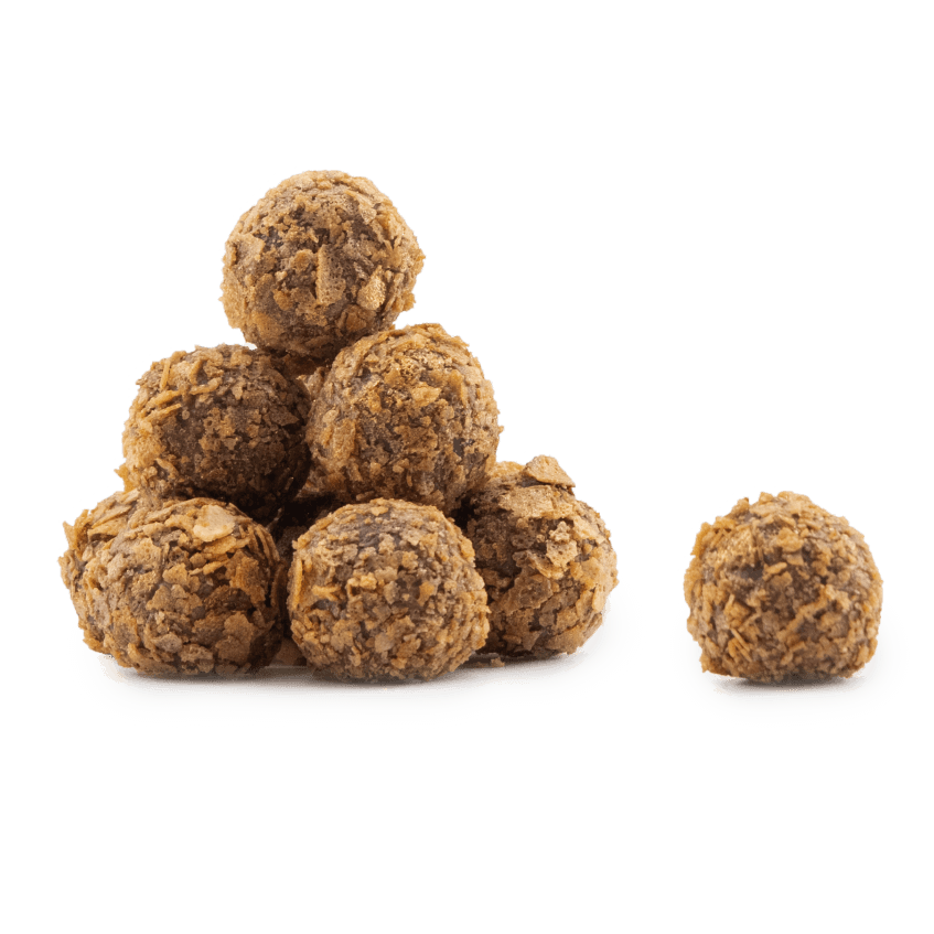 Zakje Belgische truffels met feuilletine coating 160g