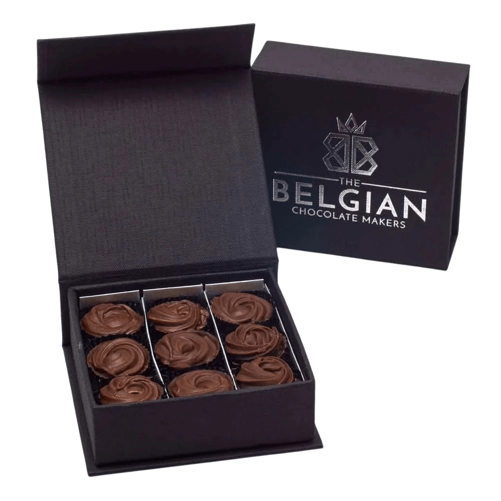 Luxe doos van 9 gianduja pralines