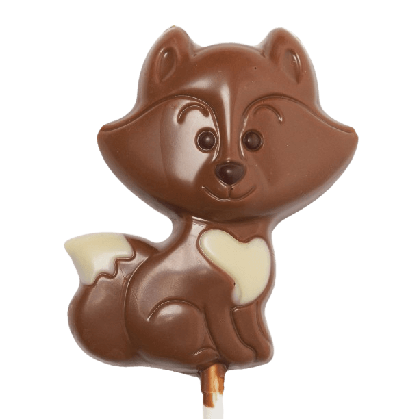 Melkchocolade vos lolly 30g