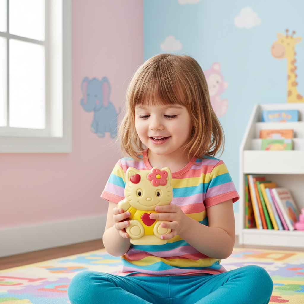 Wit chocolade poesje M