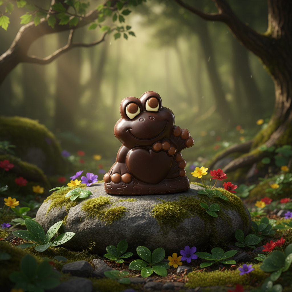 Zwarte chocolade kikker 170g