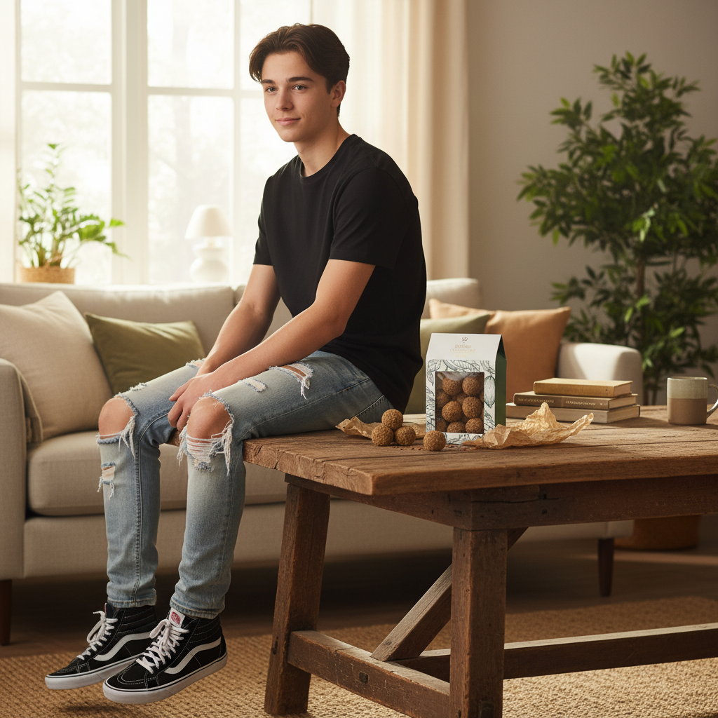 Zakje Belgische truffels met speculaaslaag 160g