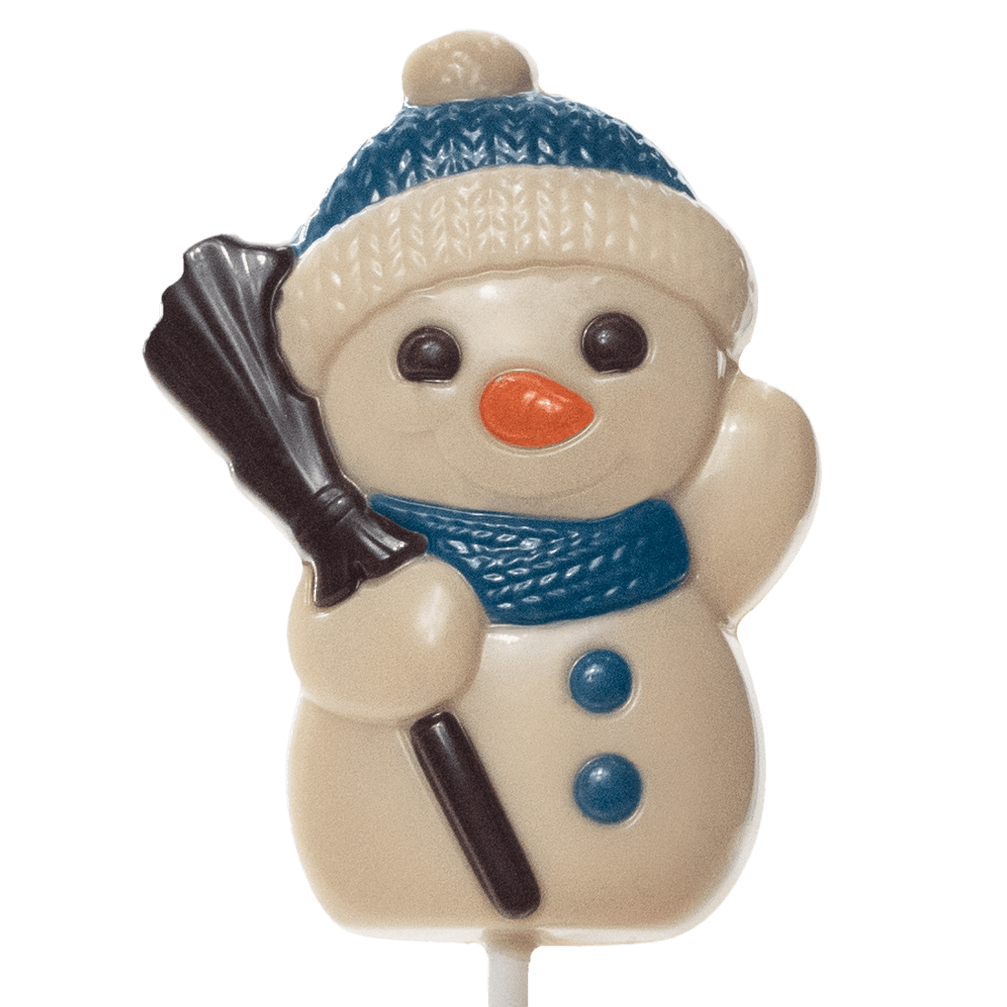 Witte chocolade lolly sneeuwpop