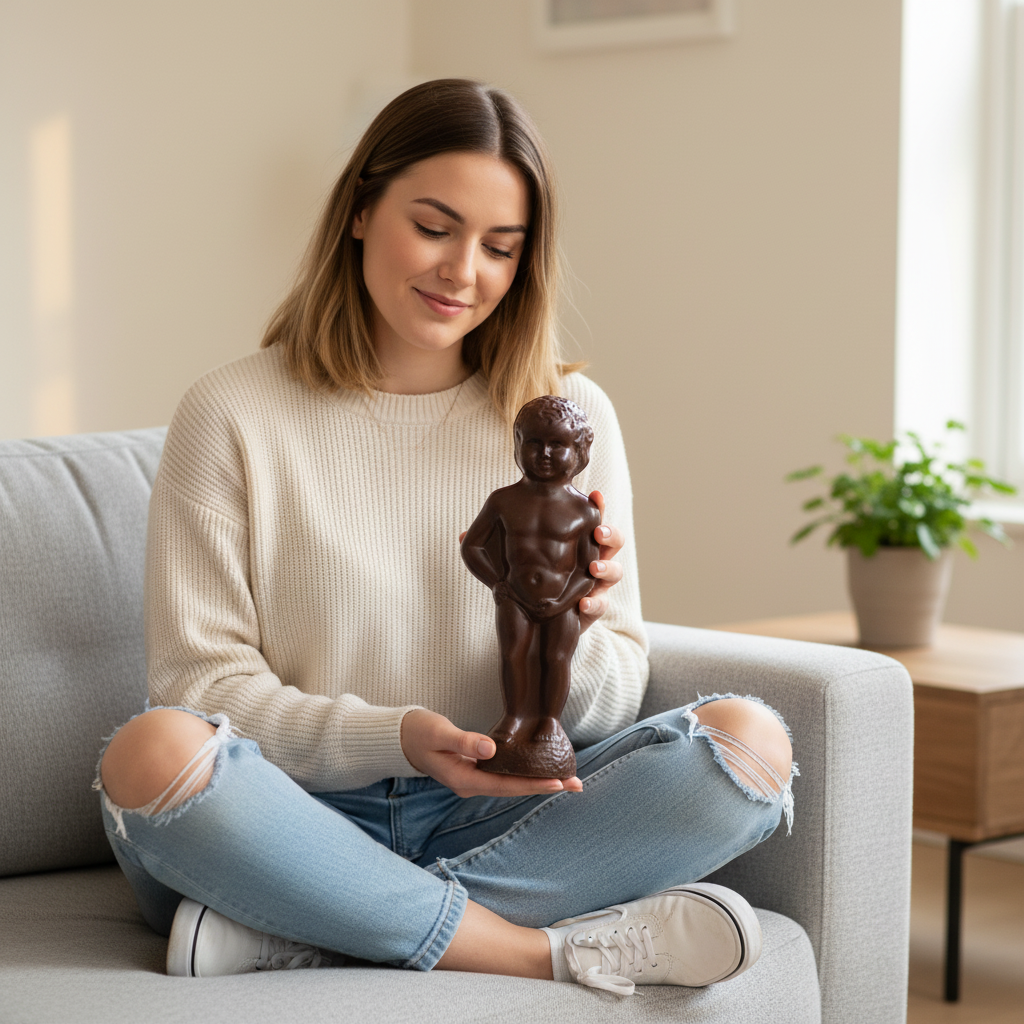 Manneken Pis XL donker 450Grs