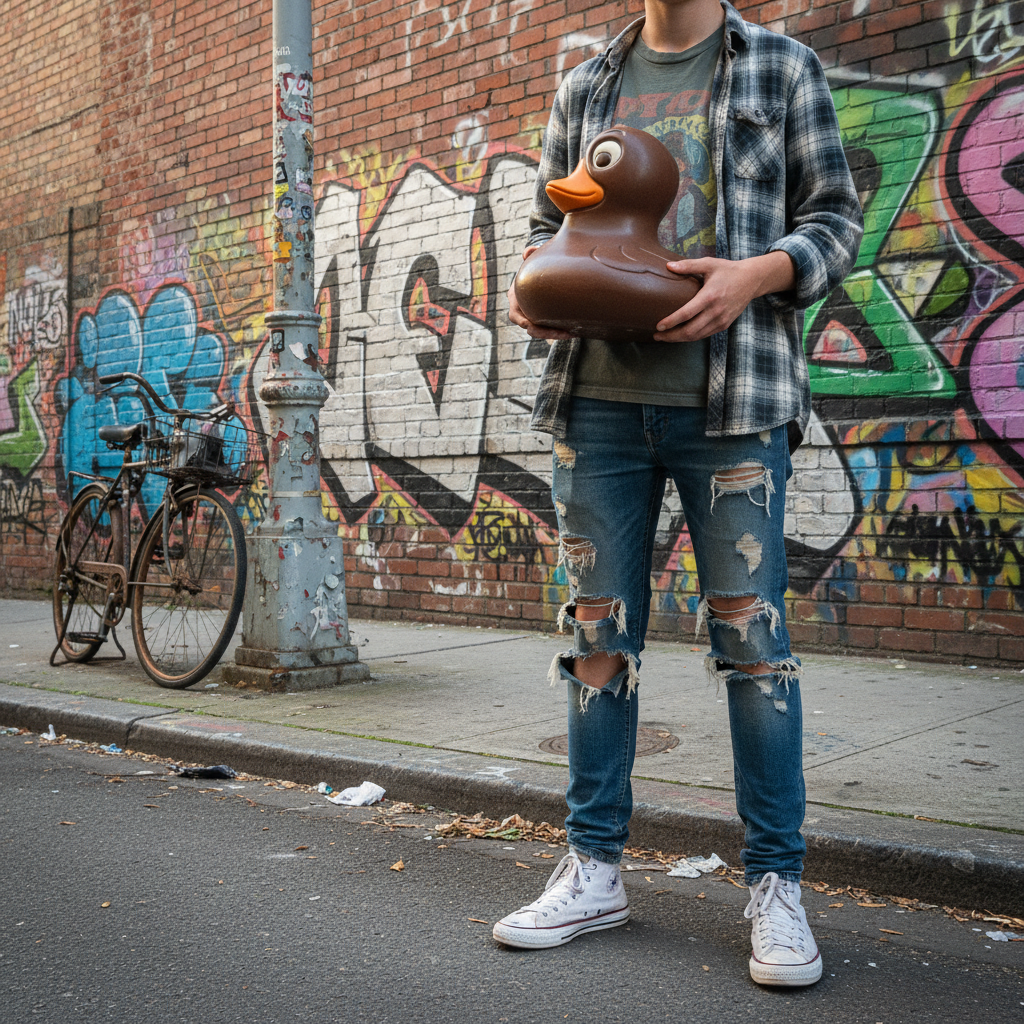 Eend XL (pure chocolade) 420 Grs