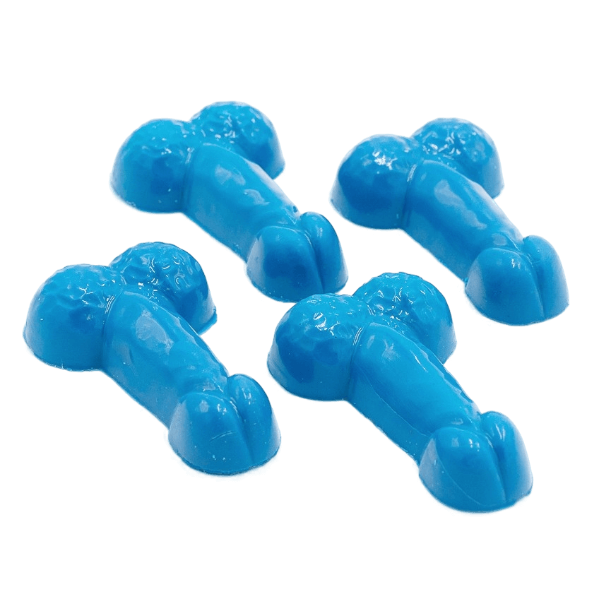 Witte chocoladepik met karamelvulling