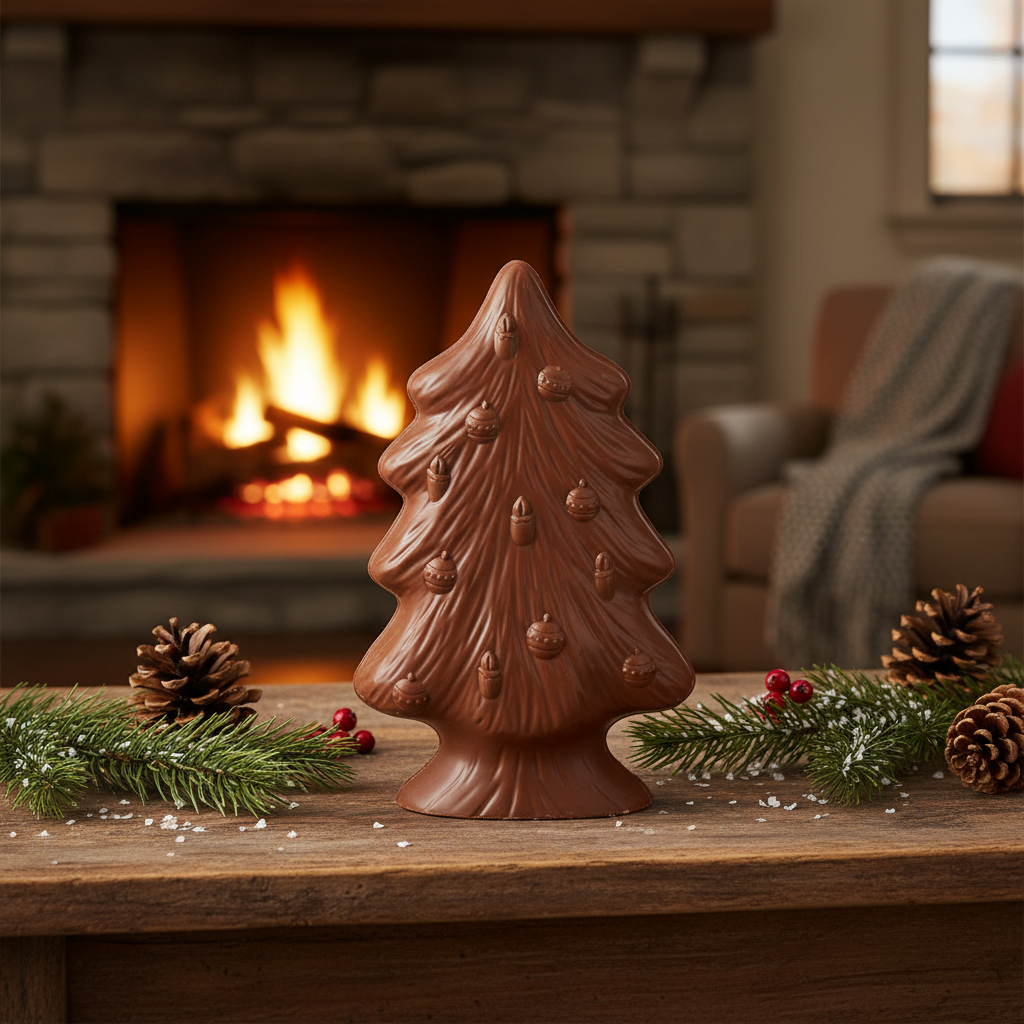 Kerstboom in melkchocolade 170g