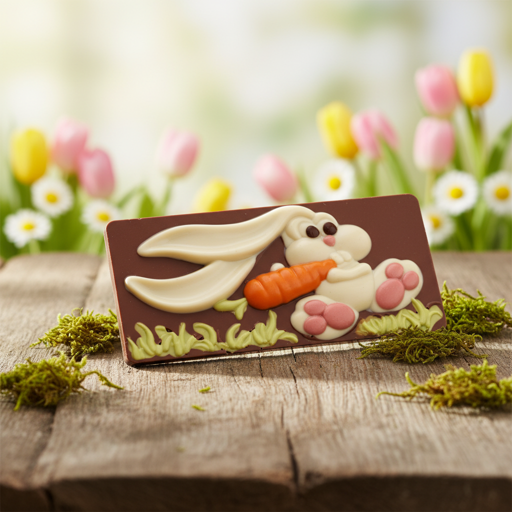 Melkchocolade paashaas reep 100g