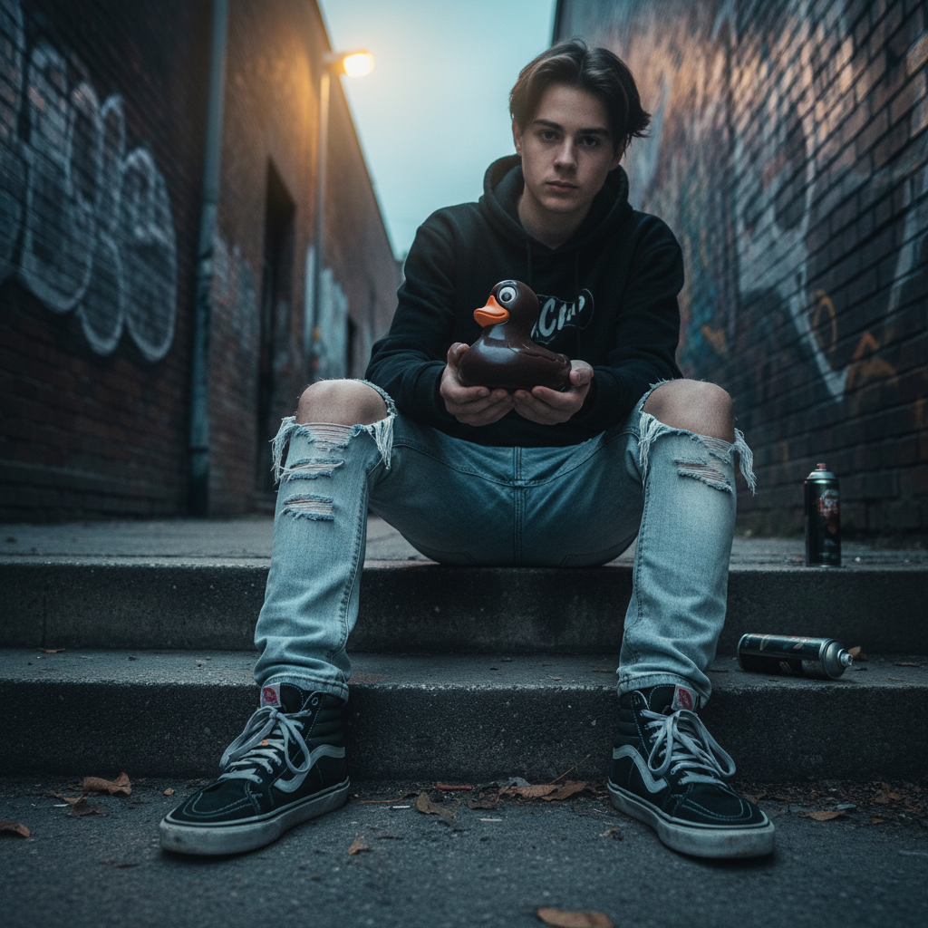 Eend XL (pure chocolade) 420 Grs