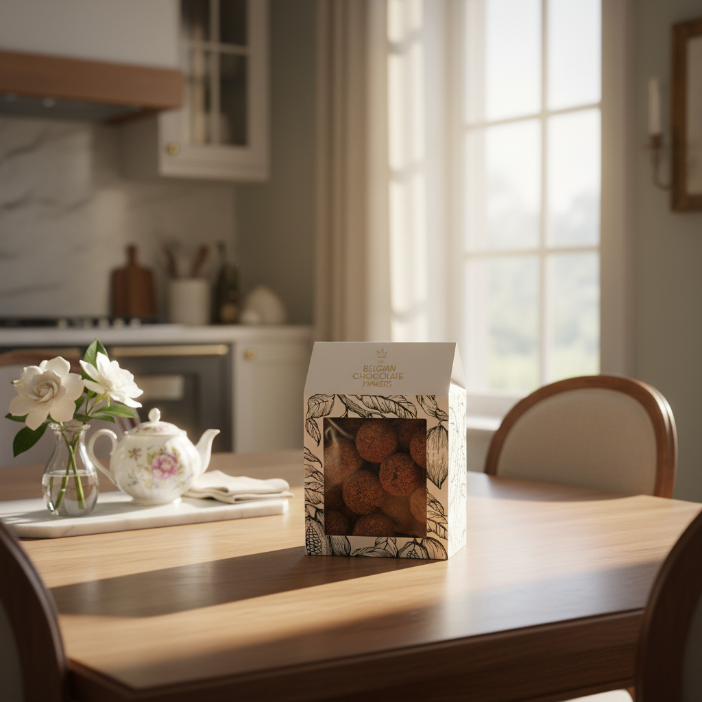 Zakje Belgische truffels met speculaaslaag 160g