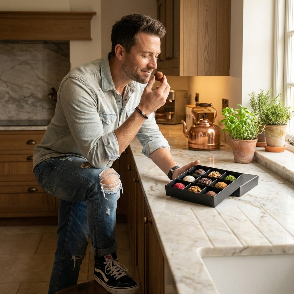 Prestige doos van 9 chocoladetruffels 135g