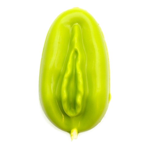 Chocoladelolly groen poesje