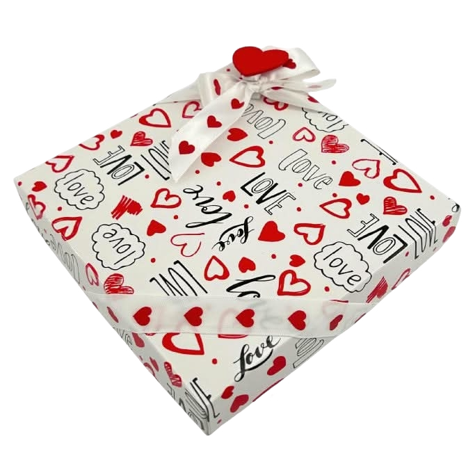 Liefdesdoos van 9 Belgische pralines 135g