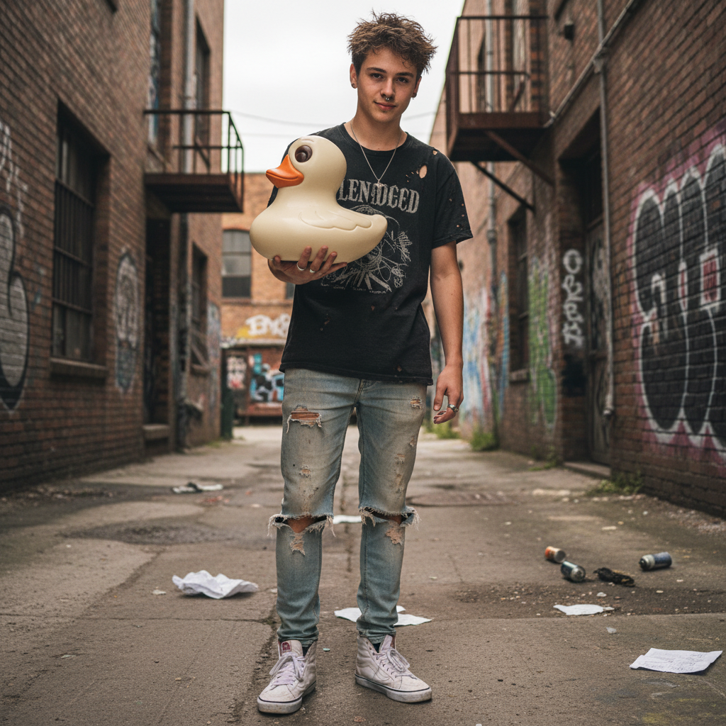 Eend XL (witte chocolade) 420 Grs