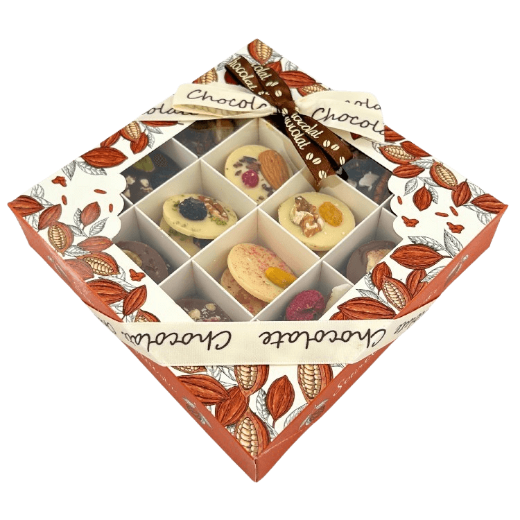 Doos chocolade mendiants 48 stuks