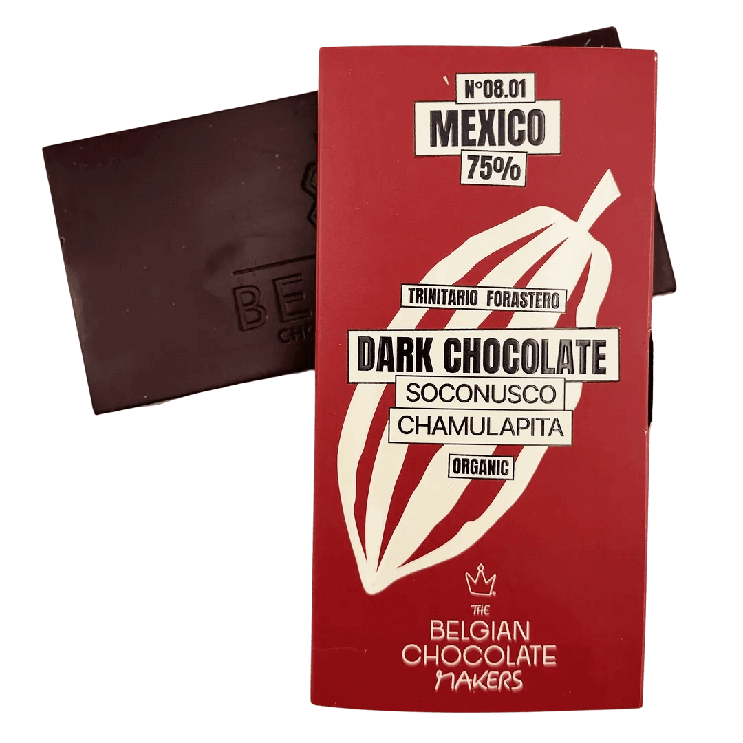 Chocoladereep herkomst Mexico Soconusco Chamulapita 75%