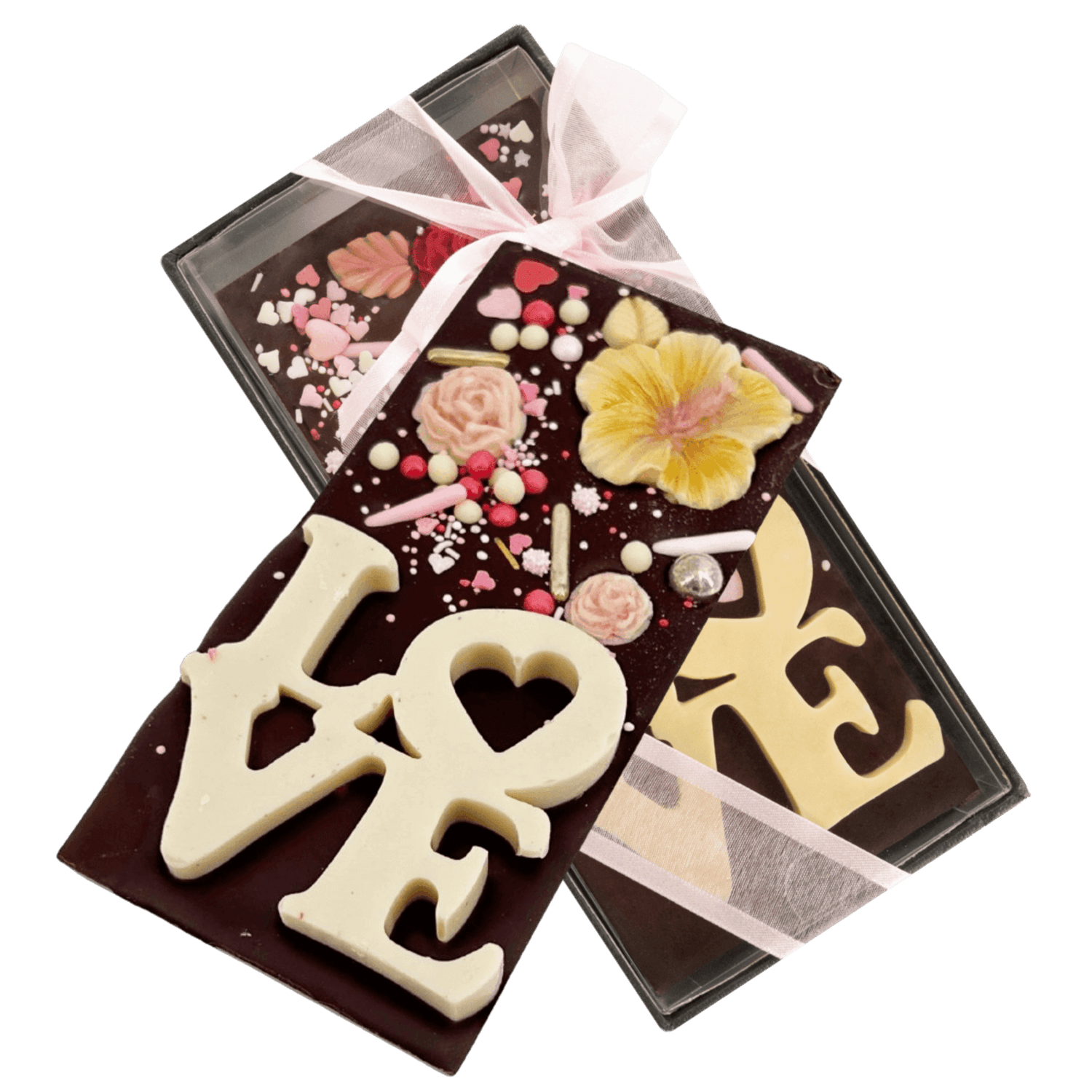 Chocoladereep Pure chocolade rood 120g