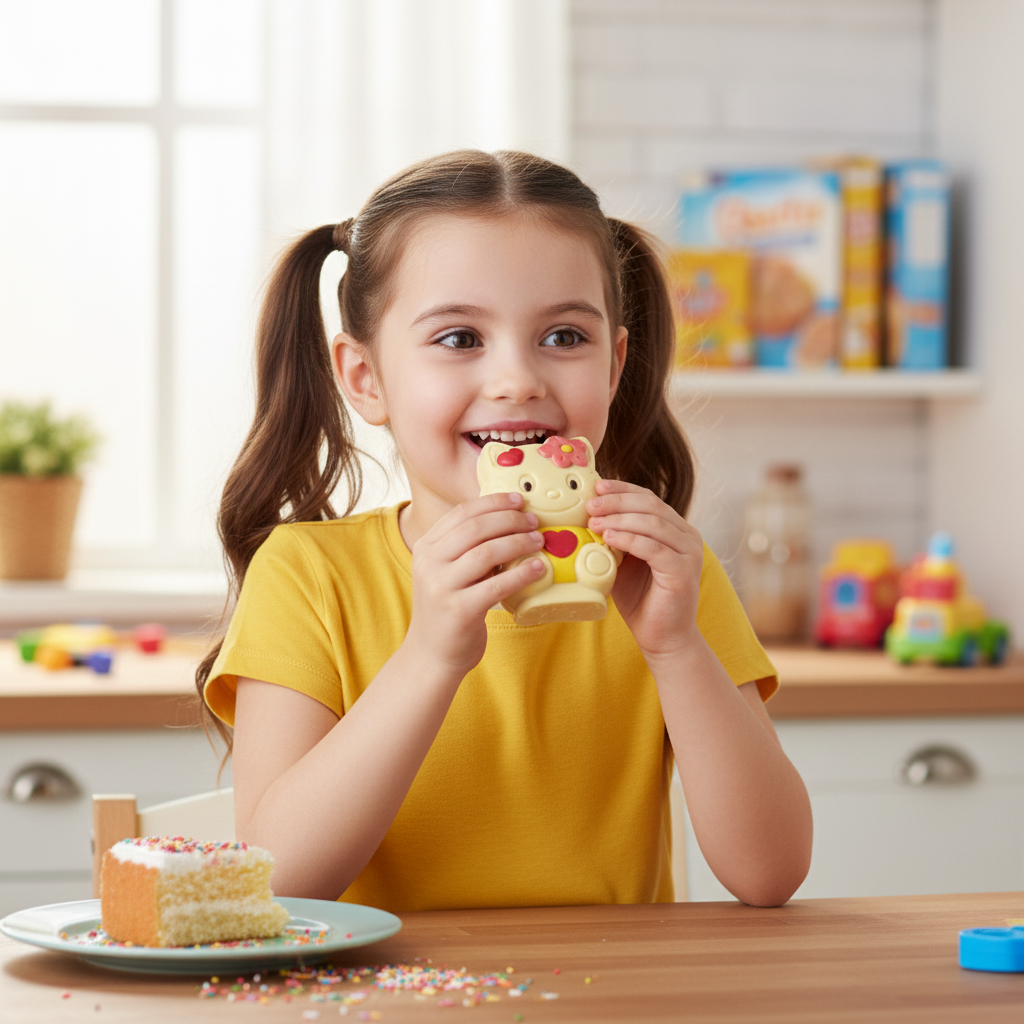 Witte chocolade poesje S